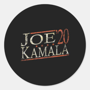 Kamala 2020 Joe Biden 2020 Vintage Biden Harris 20 Classic Round Sticker