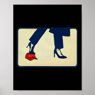 Kamala 2024 Anti Mega High Heels Step On Red Hat  Poster