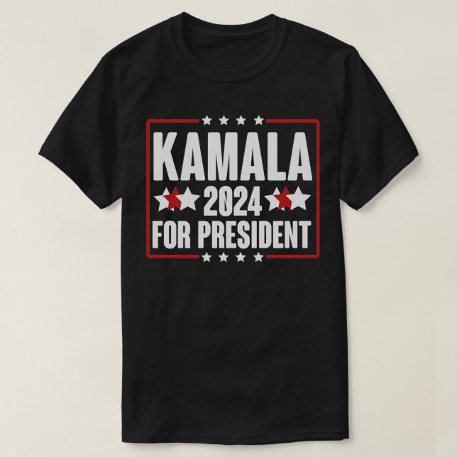Kamala 2024 for President T-Shirt (Design Front)