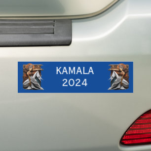 Kamala 2024 for President Thunder_Cove Bumper Sticker