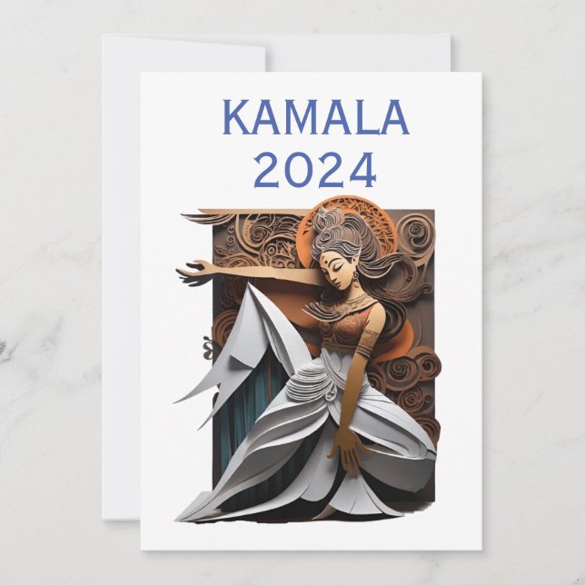 Kamala 2024 for President Thunder_Cove  Invitation (Front)