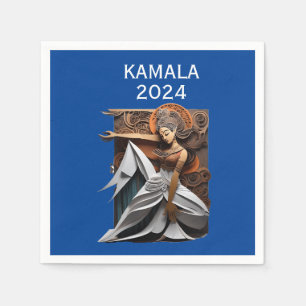 Kamala 2024 for President Thunder_Cove Napkin