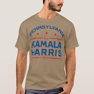 Kamala 2024 Pennsylvania Campaign Support T-Shirt