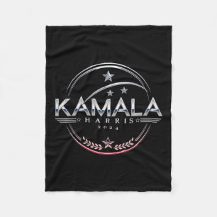 Kamala 2024 President Elect Campaign Vote Democrat Fleece Blanket