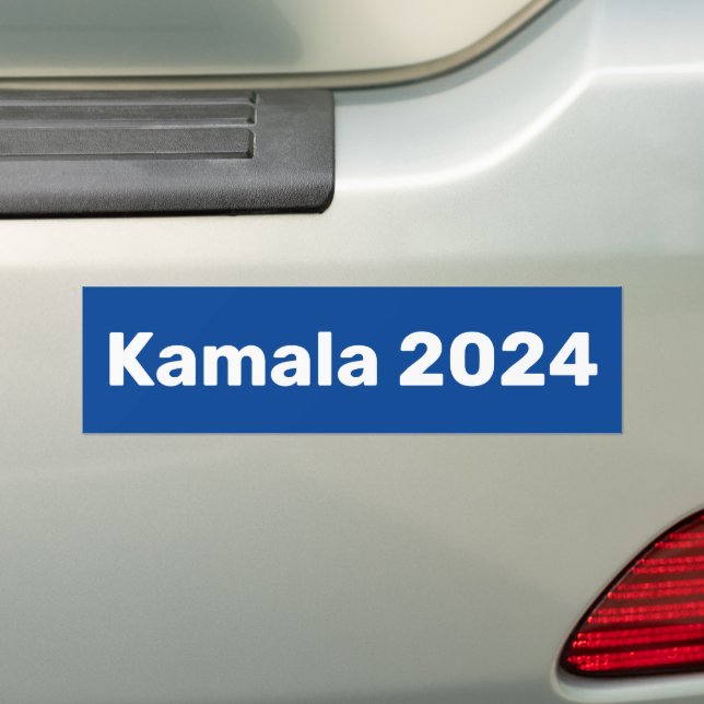Kamala 2024 Presidential Election Bumper Sticker (On Car)