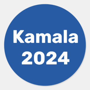 Kamala 2024 Presidential Election Classic Round Sticker