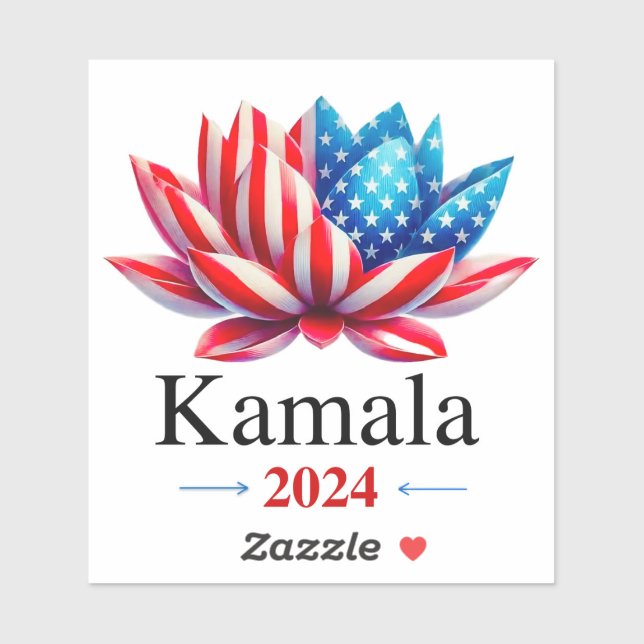 Kamala 2024 --- Removable Vinyl  (Sheet)