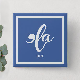 Kamala 2024 Say Her Name  15 Cm Square Badge