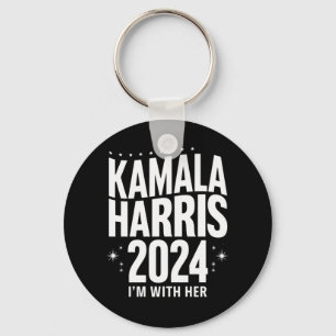 Kamala 2024 Support I'm With Her Kamala Harris  Key Ring