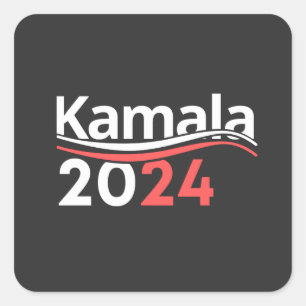 kamala 2024, vice president kamala harris forwomen square sticker