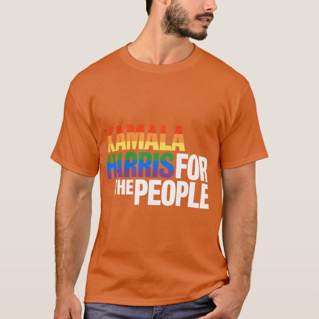 Kamala 2026 Sticker LGBTQ Kamala For the People 20 T-Shirt (Front)
