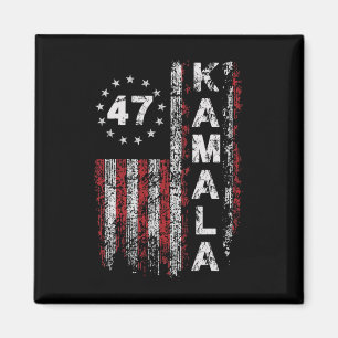 Kamala 47 Kamala47 President Usa America Flag 2024 Magnet