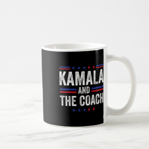Kamala And The Coach Women Girk Men Support Black Coffee Mug