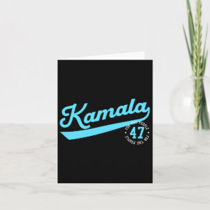 Kamala Athletic Team 47th President For The People Card
