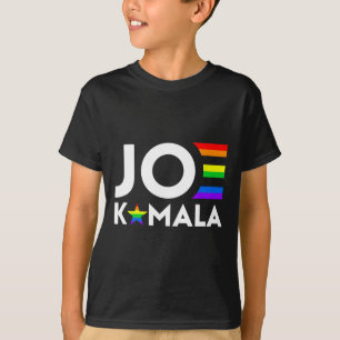 Kamala Biden Harris 2020 Lgbt Gay Pride Flag Democ T-Shirt