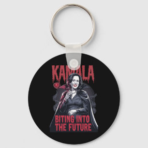 Kamala Biting The Future Vampire Kamala Harris Hal Key Ring
