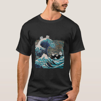 Kamala Blue Cats Wave For Kamala Cat ladies Wave O T-Shirt