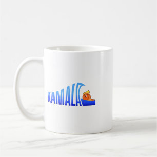 Kamala Blue Wave Over Trump Harris For President Coffee Mug