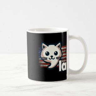 Kamala Cat Usa Flag Political Cat Premium Coffee Mug