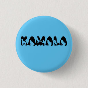 Kamala cats 3 cm round badge