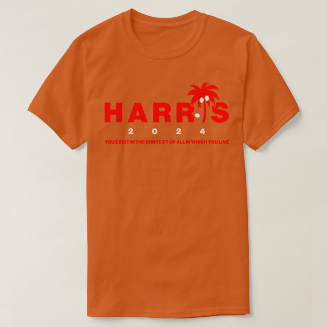 Kamala  Coconut Tree 2024 Meme T-Shirt (Design Front)