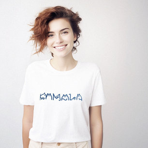 Kamala Cute Cat Typography Original T-Shirt