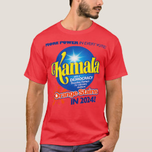 Kamala Detergent For Removing Stubborn Orange Stai T-Shirt