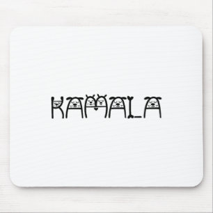 Kamala Dog Lettering Positive Dog Mum For Kamala F Mouse Pad
