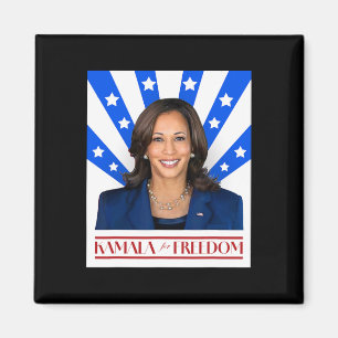 Kamala For Freedom 2024 Madam Vice President Magnet