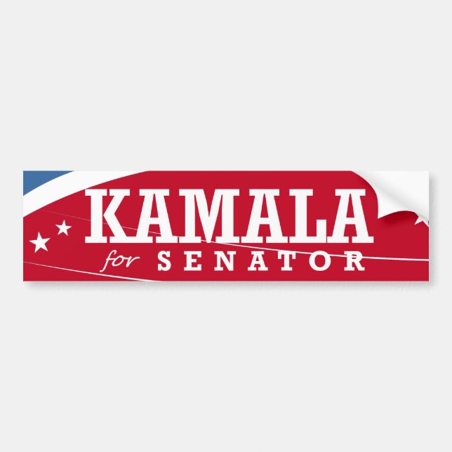 KAMALA FOR SENATOR BUMPER STICKER (Front)
