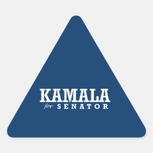 KAMALA FOR SENATOR TRIANGLE STICKER