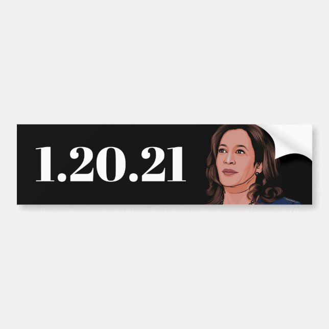KAMALA HARRIS: 1.20.21 BUMPER STICKER (Front)