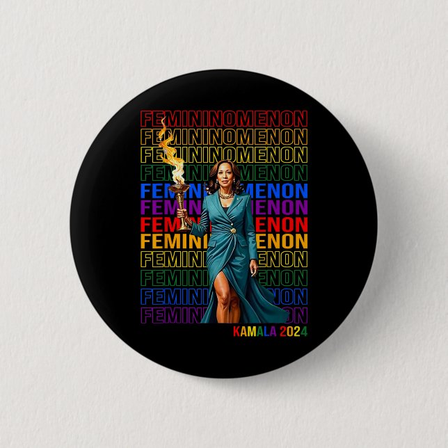 Kamala Harris 2024 1  6 Cm Round Badge (Front)