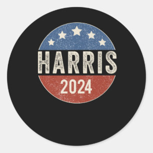 Kamala Harris 2024 1  Classic Round Sticker