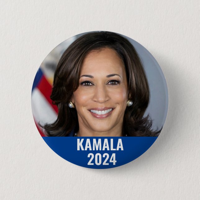 Kamala Harris 2024 6 Cm Round Badge (Front)