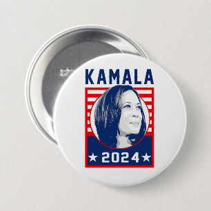 Kamala Harris 2024 7.5 Cm Round Badge