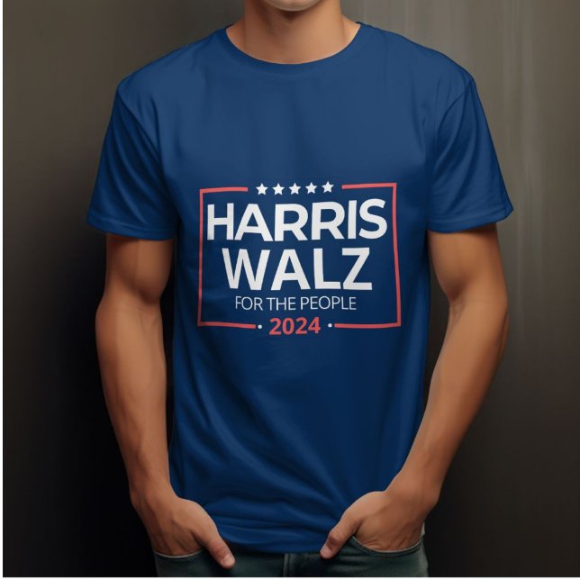 Kamala Harris 2024 AND For President Election Camp T-Shirt (Kamala Harris 2024 AND For President Election Campaign)