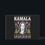 Kamala Harris 2024 Christmas Comma La Xmas Holiday Card<br><div class="desc">Kamala Harris 2024 Christmas Comma La Xmas</div>