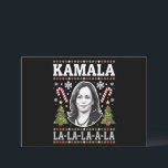 Kamala Harris 2024 Christmas Comma La Xmas Holiday Card<br><div class="desc">Kamala Harris 2024 Christmas Comma La Xmas</div>