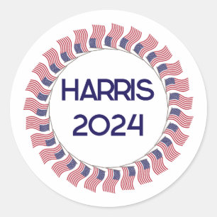 Kamala Harris 2024 Classic Round Sticker