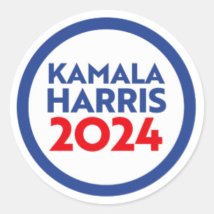 Kamala Harris 2024 Classic Round Sticker