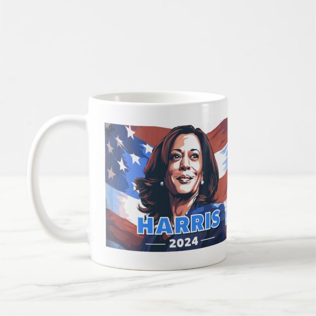 Kamala Harris 2024 Coffee Mug (Left)