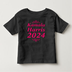 Kamala Harris 2024 Custom Text & Colours Ornaments Toddler T-Shirt