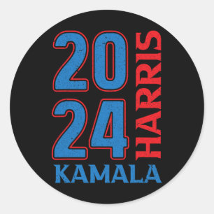 Kamala Harris 2024 Election 2024  Classic Round Sticker