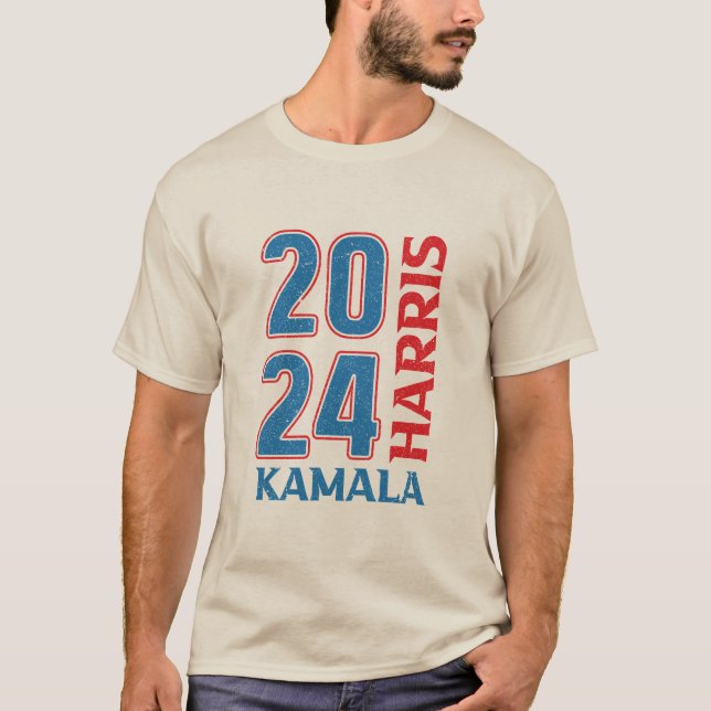 Kamala Harris 2024 Election Support Design T-Shirt (Front)