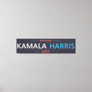 Kamala Harris 2024 for President Canvas Print