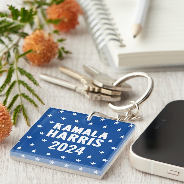 Kamala Harris 2024 for President  Key Ring (Front Right)