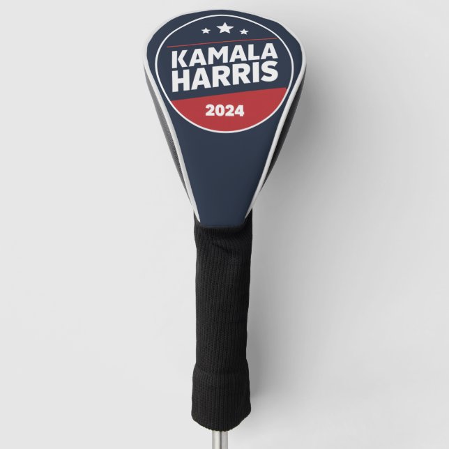 Kamala Harris 2024 For President Retro Election Golf Head Cover (Front)