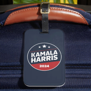 Kamala Harris 2024 For President Retro Election Luggage Tag
