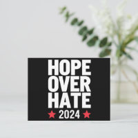 Kamala Harris 2024 Hope Over Hate Presidential 